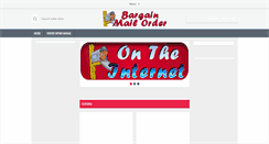 Desktop Screenshot of bargainmailorder.com