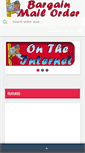 Mobile Screenshot of bargainmailorder.com
