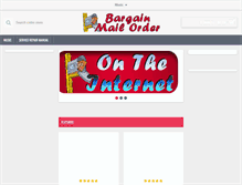 Tablet Screenshot of bargainmailorder.com